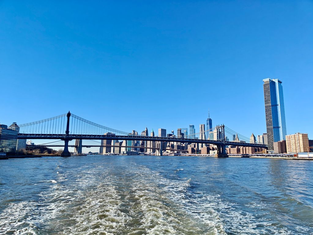 New York vanaf het water New York vanaf het water